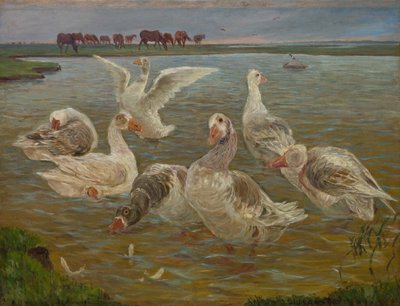 Die Gänse, 1897 von Theodor Esbern Philipsen