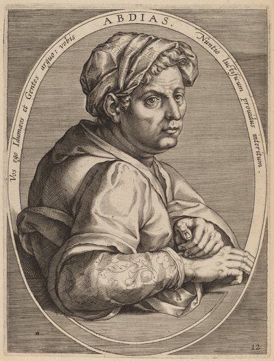 Abdias von Theodor Galle after Jan van der Straet