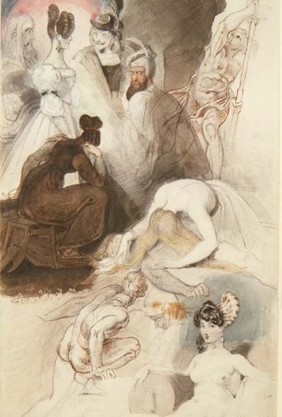 Figurenstudien von Theodor M. von Holst