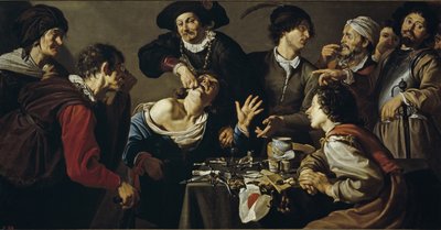 Der Quacksalber, 1620-1625 von Theodor Rombouts