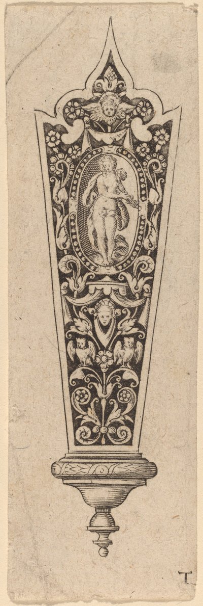 Ornament für Messergriff von Theodor de Bry