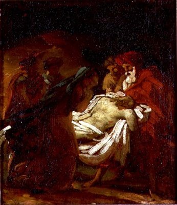 Die Grablegung von Theodore (attr. to) Gericault