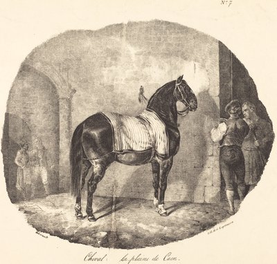 Pferd aus der Ebene von Caen von Theodore Gericault