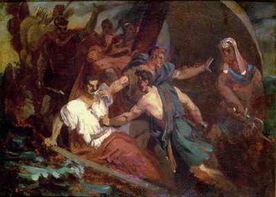 Aufstand auf einem Segelschiff von Theodore Gericault