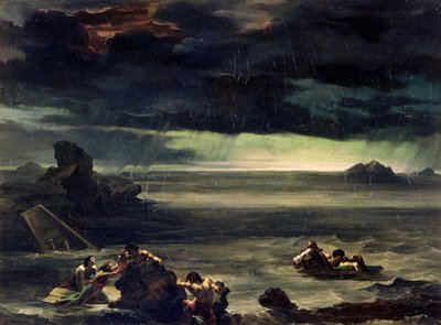 Szene der Sintflut von Theodore Gericault