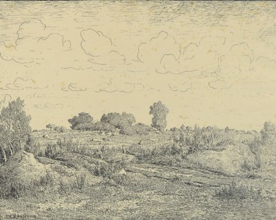 Le Plaine de La Plante à Biau von Theodore Rousseau
