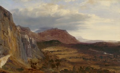 Blick auf Saleve, in der Nähe von Genf von Theodore Rousseau