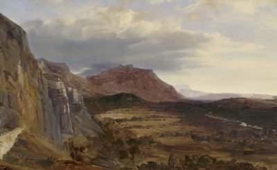 Blick auf Saleve, bei Genf, 1834 von Pierre Etienne Theodore Rousseau