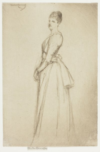 Porträt von Mrs. C. W. von Theodore Roussel