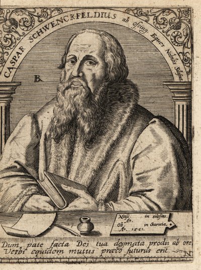 Caspar Schwenckfeld von Theodore de Bry