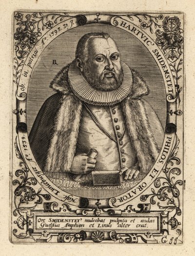 Hartwig Schmidenstedt, deutscher Rhetoriker von Theodore de Bry