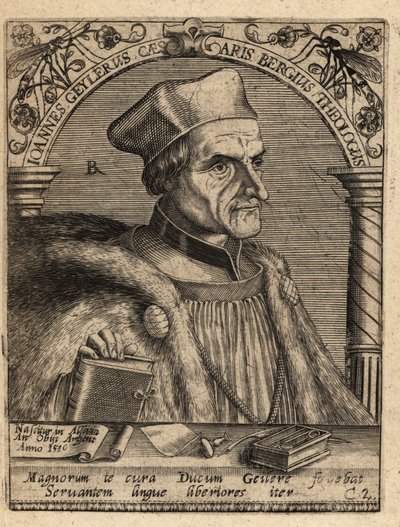 Johann Geiler von Kaisersberg von Theodore de Bry