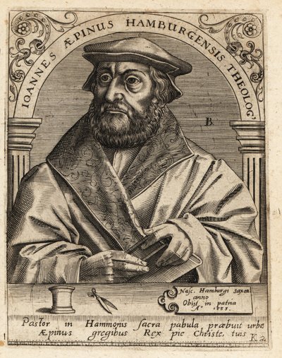 Johannes Aepinus von Theodore de Bry