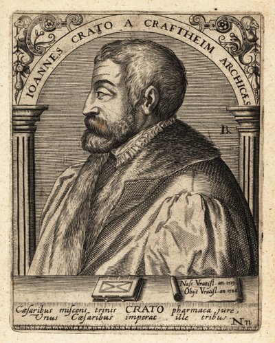 Johannes Crato von Krafftheim von Theodore de Bry