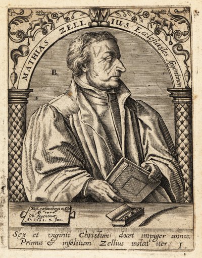Matthäus Zell von Theodore de Bry