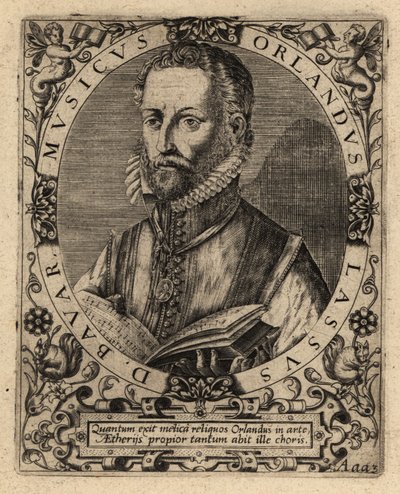 Orlande de Lassus, polyphoner Komponist von Theodore de Bry