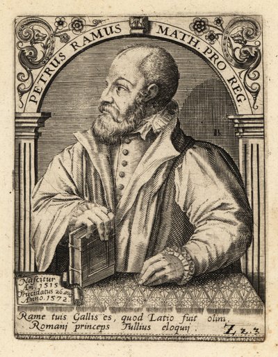 Petrus Ramus, französischer Humanist von Theodore de Bry
