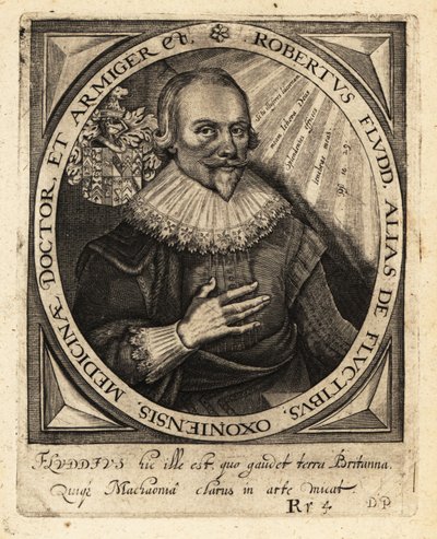 Robert Fludd, englischer Paracelsischer Arzt von Theodore de Bry
