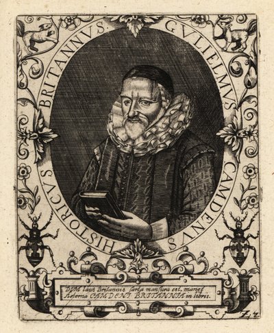 William Camden, englischer Antiquar von Theodore de Bry
