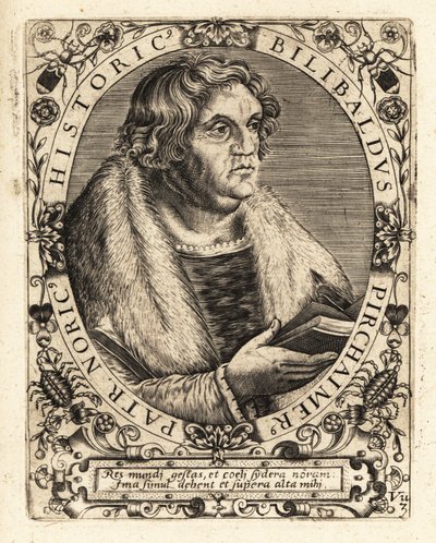 Willibald Pirckheimer, deutscher Jurist von Theodore de Bry