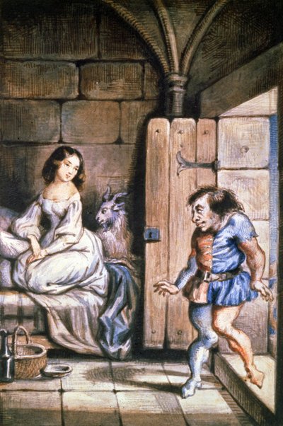 Esmeralda und Quasimodo, ca. 1831-1835 (Illustration) von Theophile (after) Gautier