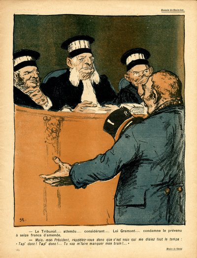 Die Butterplatte, Satirisch in Farben von Théophile Alexandre Steinlen