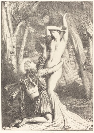 Apollon und Daphne von Théodore Chassériau
