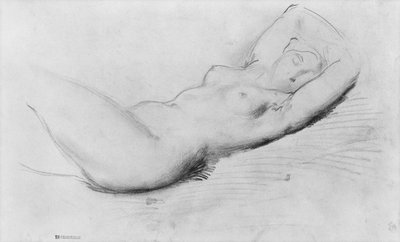 Studie eines Aktes von Théodore Chassériau