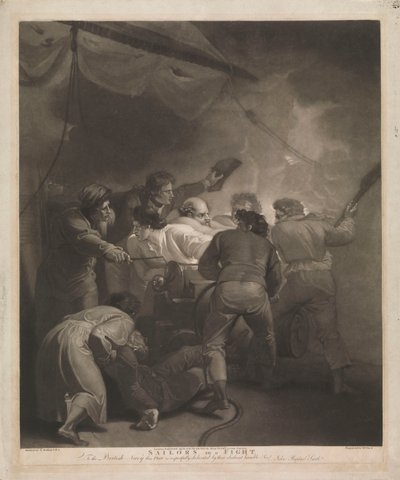 Matrosen im Kampf von Thomas (after) Stothard