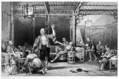 Chinesische Opiumraucher von Thomas Allom