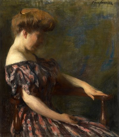 Ein geblümtes Kleid von Thomas Anshutz