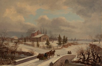Pennsylvania Winterlandschaft von Thomas Birch
