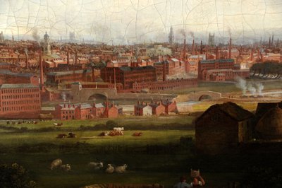 Ansicht von Leeds von Thomas Burras