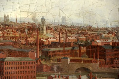 Ansicht von Leeds von Thomas Burras