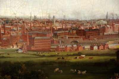 Ansicht von Leeds von Thomas Burras