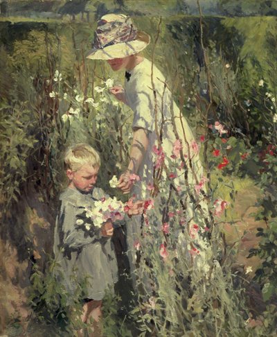Blumensträuße, ausgestellt 1912 von Thomas Cantrell Dugdale