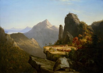 Der letzte Mohikaner von Thomas Cole