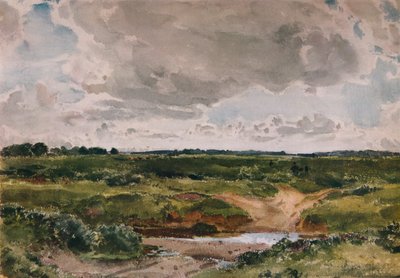 Eine Gemeine im August, ca. 1890 von Thomas Collier