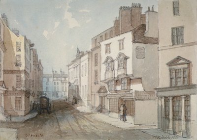 Coleman Street, City of London von Thomas Colman Dibdin