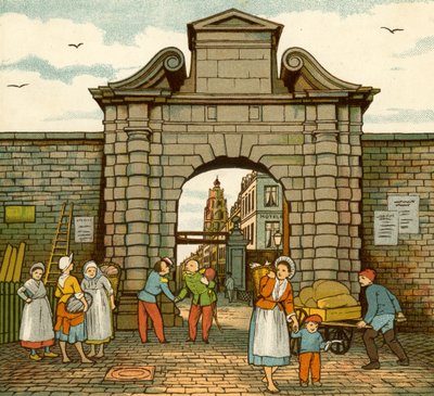 Calais, Porte de la Mer von Thomas Crane