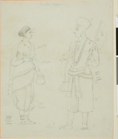 Gintoo-Bettler von Thomas Daniell