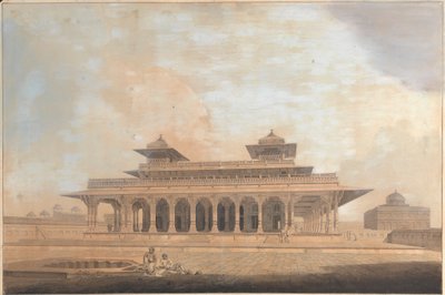 Teil des Palastes in Allahabad von Thomas Daniell