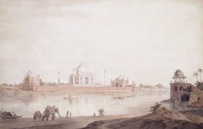 Das Taj Mahal, Agra, Uttar Pradesh, 1789 von Thomas Daniell
