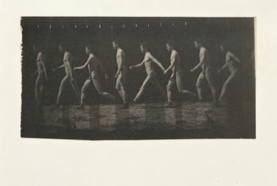 Marey-Rad-Fotografien eines unbekannten Modells von Thomas Eakins