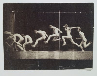 Marey-Rad-Fotografien eines unbekannten Modells, 1884 von Thomas Eakins