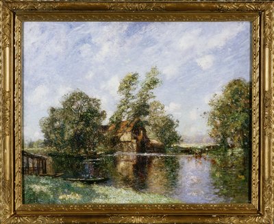 Die alte Mühle, Houghton, Cambridgeshire, um 1907 von Thomas Edwin Mostyn