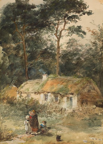 Das Heim der Faeds von Thomas Faed