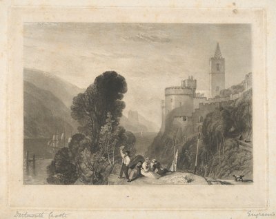 Dartmouth Castle, am Fluss Dart von Thomas Goff Lupton