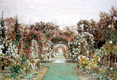 Crimson Rambler im Clandon Park von Thomas H. Hunn