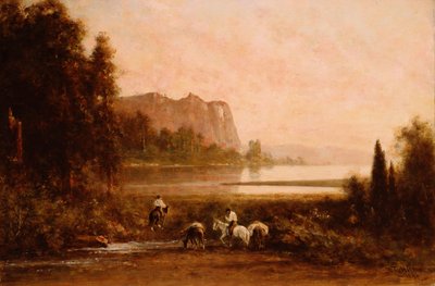 Fallensteller in den Yosemite-Bergen, 1899 von Thomas Hill